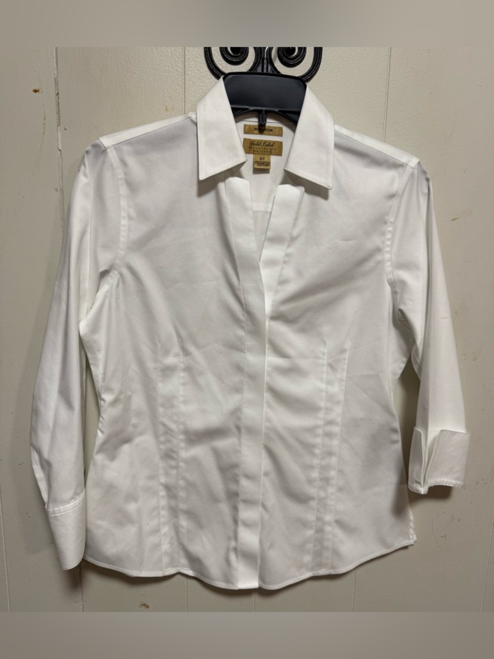 Gold Label Investments White Button Down Shirt